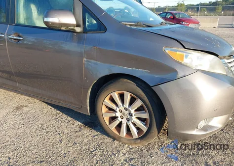 2014 Toyota Sienna Limited V6 7 Passenger из США, поврежденный, VIN 5TDYK3DC4ES428824